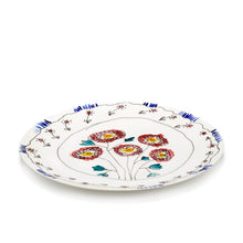 Load image into Gallery viewer, Marni Midnight Flowers Large Serving Plate - Anemone Milk