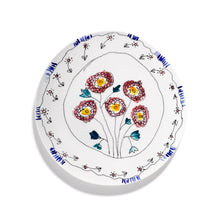 Load image into Gallery viewer, Marni Midnight Flowers Large Serving Plate - Anemone Milk