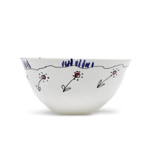 Load image into Gallery viewer, Marni Midnight Flowers Medium Serving Bowl - Anemone Milk