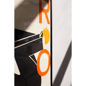 Black Lines Aperol Spritz Print A2