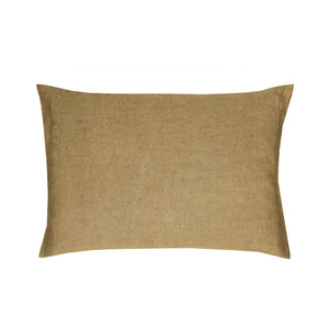 Large 100% Linen Cushion - Ochre