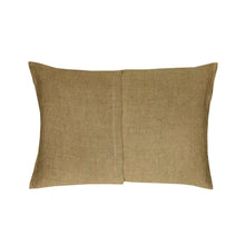 Load image into Gallery viewer, Large 100% Linen Cushion - Ochre