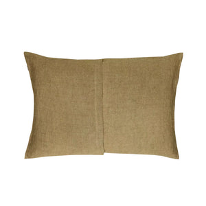 Large 100% Linen Cushion - Ochre