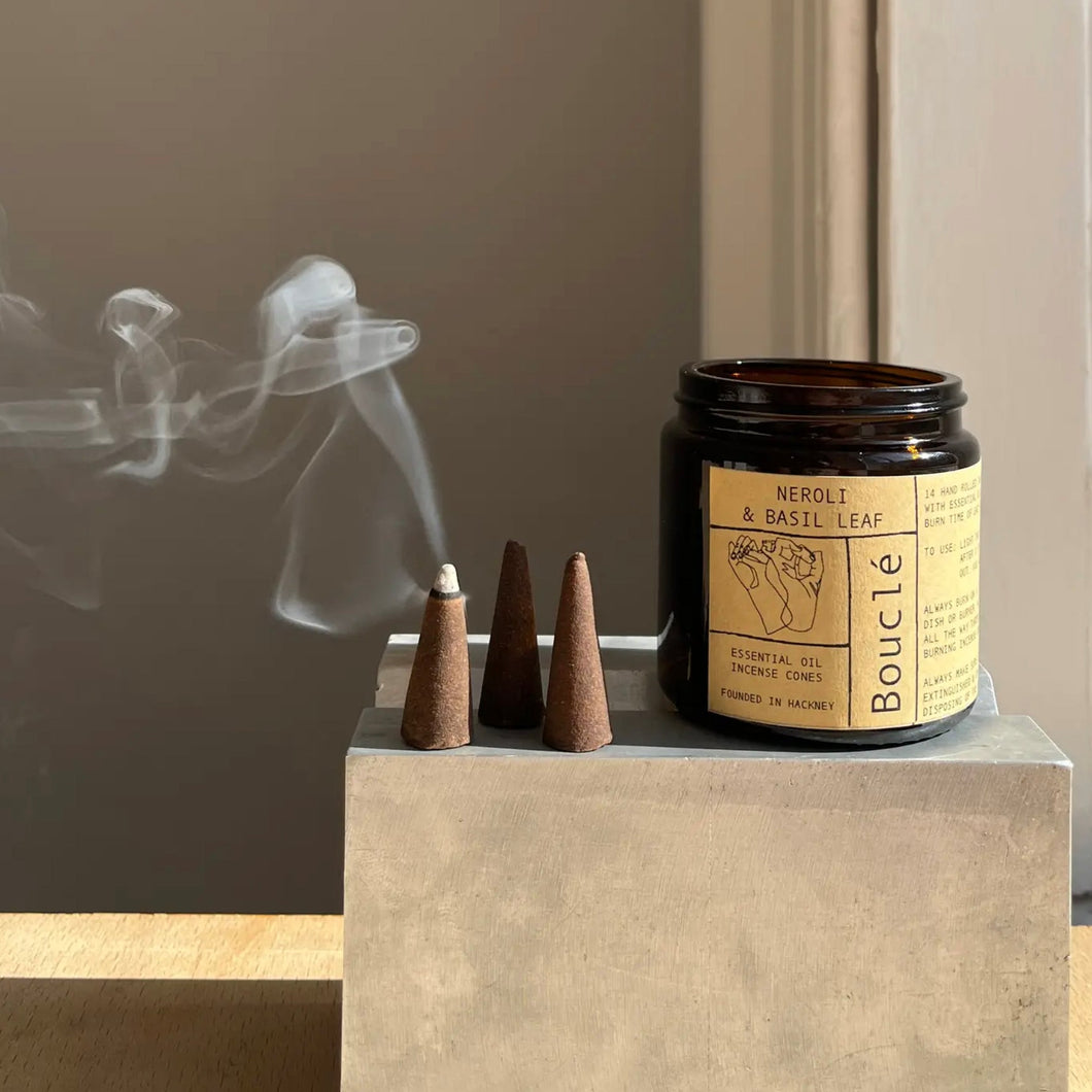 Neroli & Basil Leaf Incense Cones