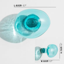 Load image into Gallery viewer, Blue Glass Bubble Coat Hook