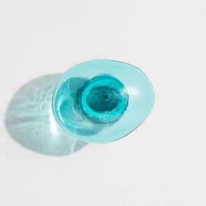 Blue Glass Bubble Coat Hook