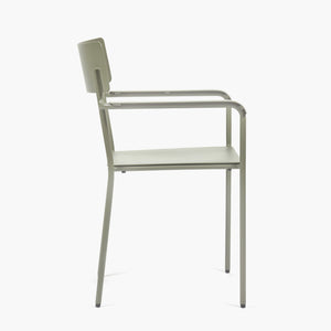 August Outdoor Dining Chair With Arms