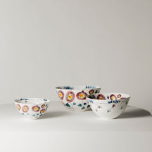 Load image into Gallery viewer, Marni Midnight Flowers Large Serving Bowl - Anemone Milk