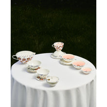 Load image into Gallery viewer, Marni Midnight High Coffee Cup &amp; Saucer - Anemone Milk