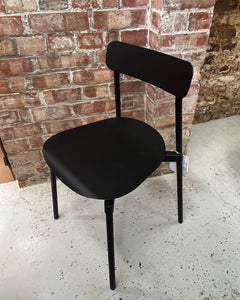 Fromme Black Metal Chair - Ex-Display
