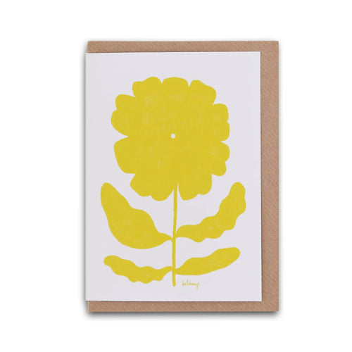 Yellow Hug Greetings Card