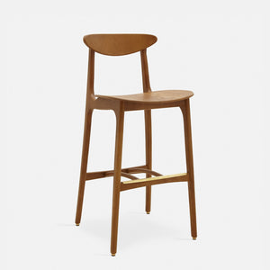 200-190 Wood Bar Stool - Two Heights