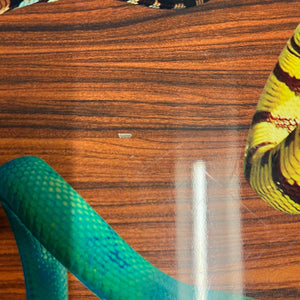 TOILETPAPER Snakes On Wood Dining Table - Ex Display
