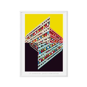 Le Corbusier’s Unité D'habitation Art Print