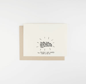 Tender Love Greetings Card