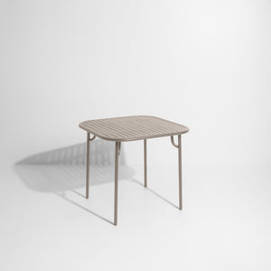 Week-end Square Slatted Garden Table