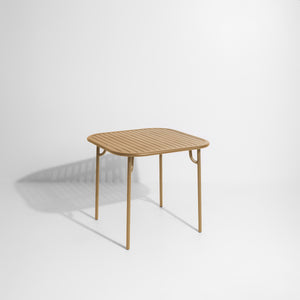 Week-end Square Slatted Garden Table