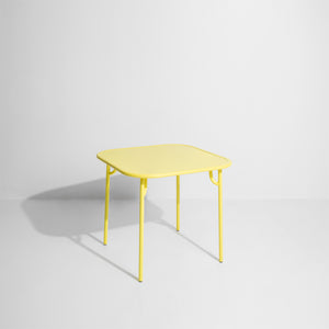 Week-end Square Slatted Garden Table
