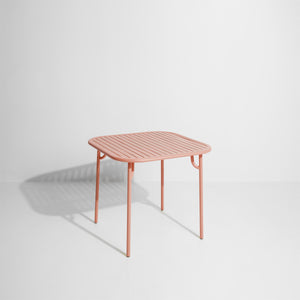 Week-end Square Slatted Garden Table