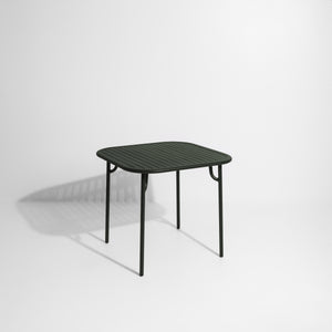 Week-end Square Slatted Garden Table