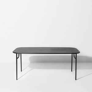 Week-end Rectangular Slatted Garden Table - 2 Sizes