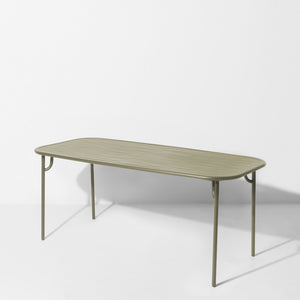 Week-end Rectangular Slatted Garden Table - 2 Sizes