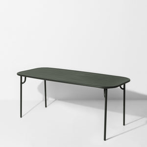Week-end Rectangular Slatted Garden Table - 2 Sizes