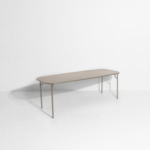 Week-end Rectangular Plain Garden Table - 2 Sizes