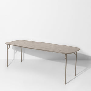 Week-end Rectangular Slatted Garden Table - 2 Sizes