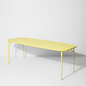 Week-end Rectangular Slatted Garden Table - 2 Sizes