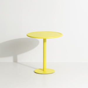 Week-end Garden Round Bistro Table - 2 Heights