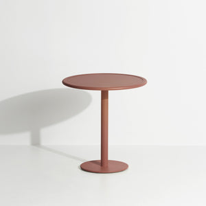 Week-end Garden Round Bistro Table - 2 Heights
