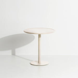 Week-end Garden Round Bistro Table - 2 Heights