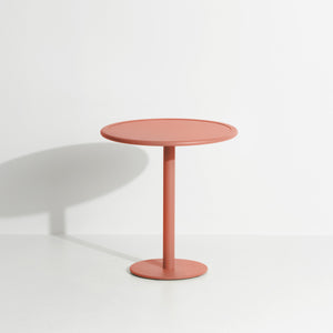 Week-end Garden Round Bistro Table - 2 Heights