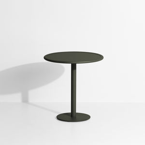 Week-end Garden Round Bistro Table - 2 Heights