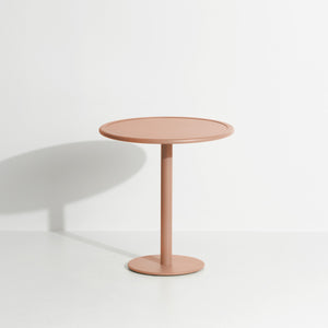Week-end Garden Round Bistro Table - 2 Heights