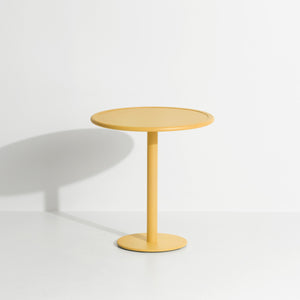 Week-end Garden Round Bistro Table - 2 Heights