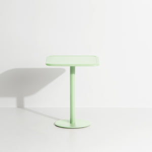 Week-end Garden Square Bistro Table - 2 Heights