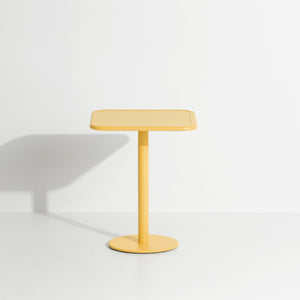 Week-end Garden Square Bistro Table - 2 Heights