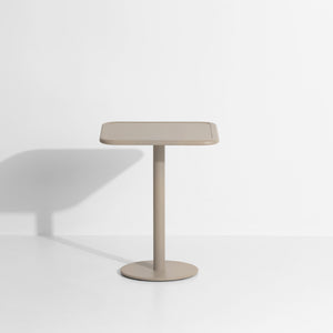Week-end Garden Square Bistro Table - 2 Heights