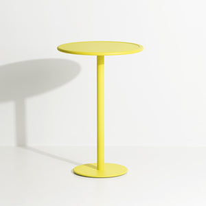 Week-end Garden Round Bistro Table - 2 Heights