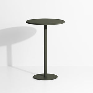 Week-end Garden Round Bistro Table - 2 Heights