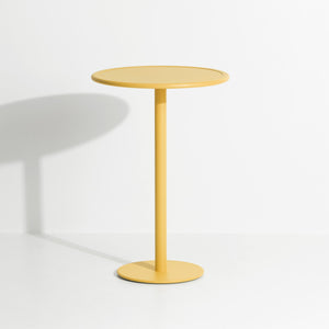 Week-end Garden Round Bistro Table - 2 Heights