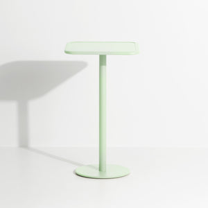 Week-end Garden Square Bistro Table - 2 Heights