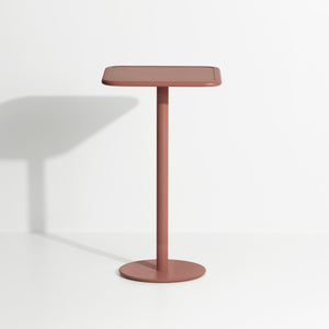 Week-end Garden Square Bistro Table - 2 Heights