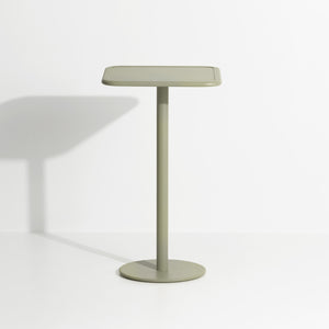 Week-end Garden Square Bistro Table - 2 Heights