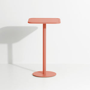 Week-end Garden Square Bistro Table - 2 Heights