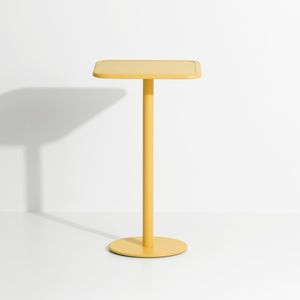 Week-end Garden Square Bistro Table - 2 Heights