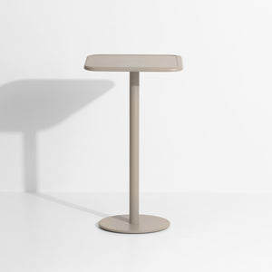 Week-end Garden Square Bistro Table - 2 Heights