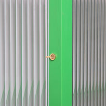 Load image into Gallery viewer, HKliving Ribbed Glass Fern Green Vitrine